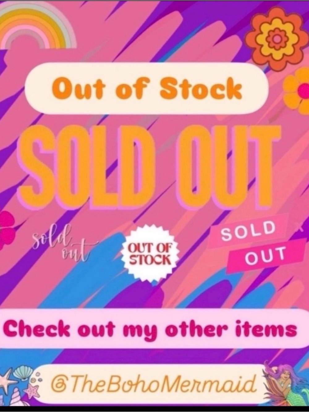 Out of Stock / Sold Out